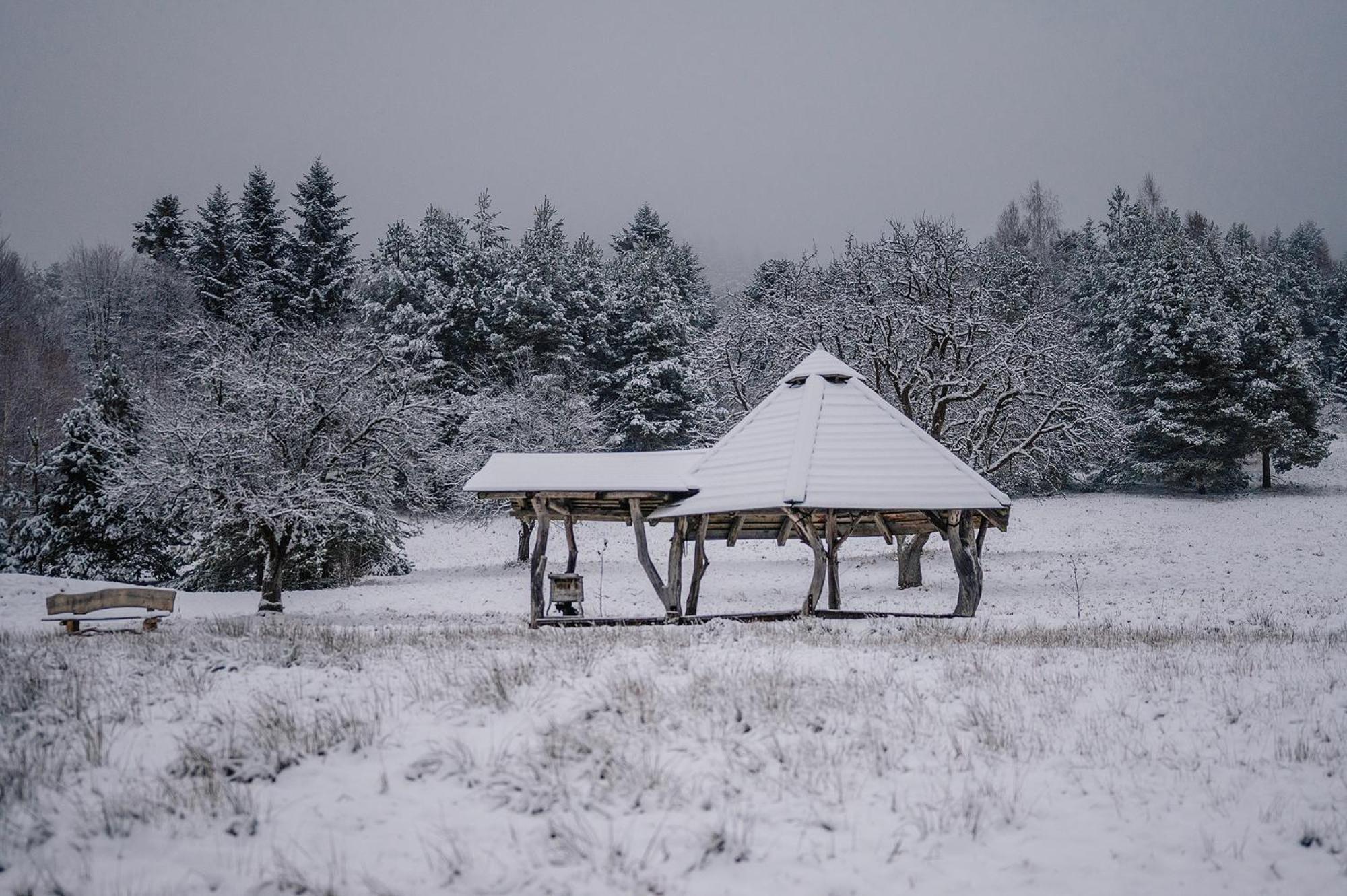 Villa Przystanek Ropienka Lesniczowka Esterno foto